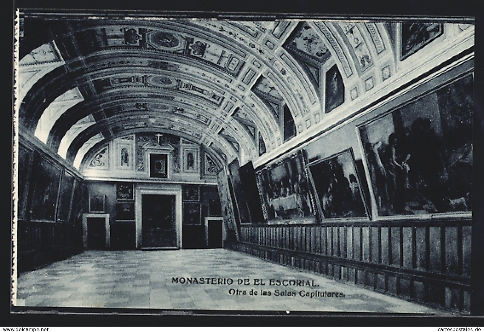 Postal El Escorial, Monasterio De El Escorial, Otra De Las Salas Capitulares  - Madrid