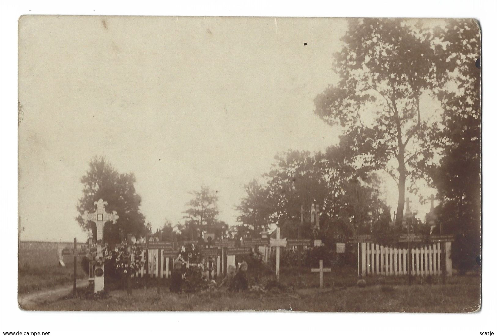 Begraafplaats  Oorlogsslachtoffers   -  Te Situeren!   -   FOTOKAART!   -   1914-18 - War Cemeteries