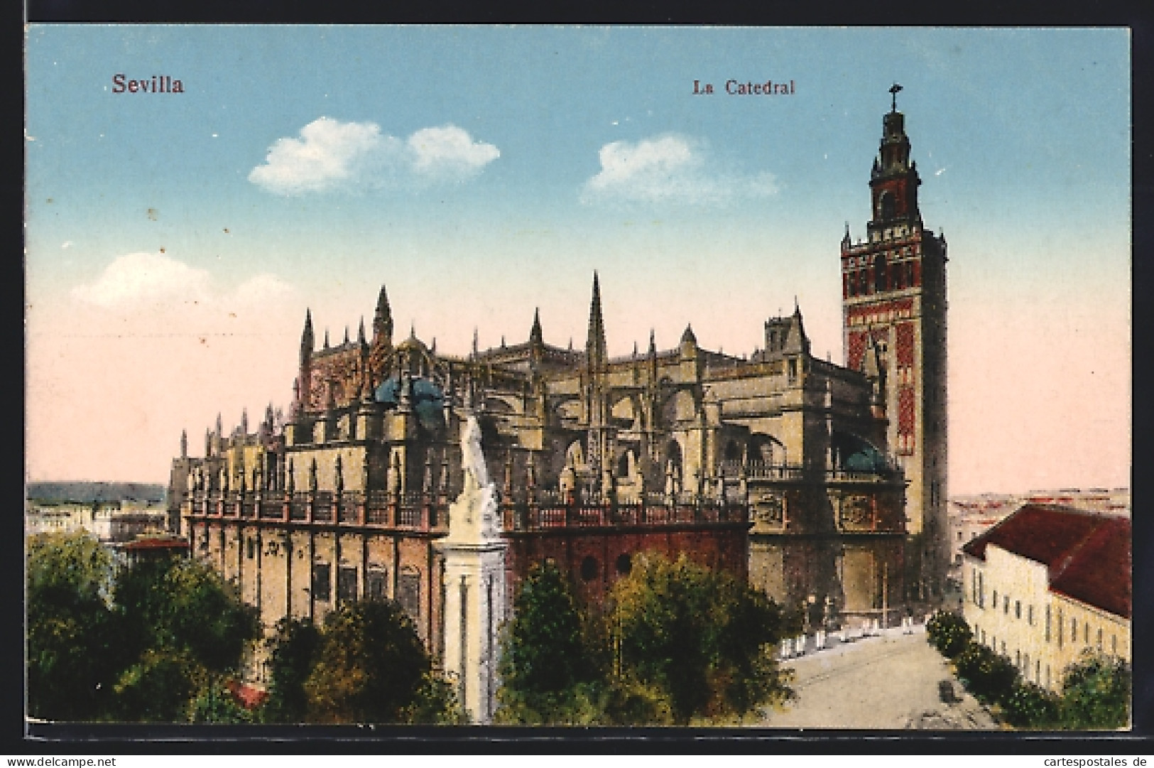Postal Sevilla, La Catedral  - Sevilla