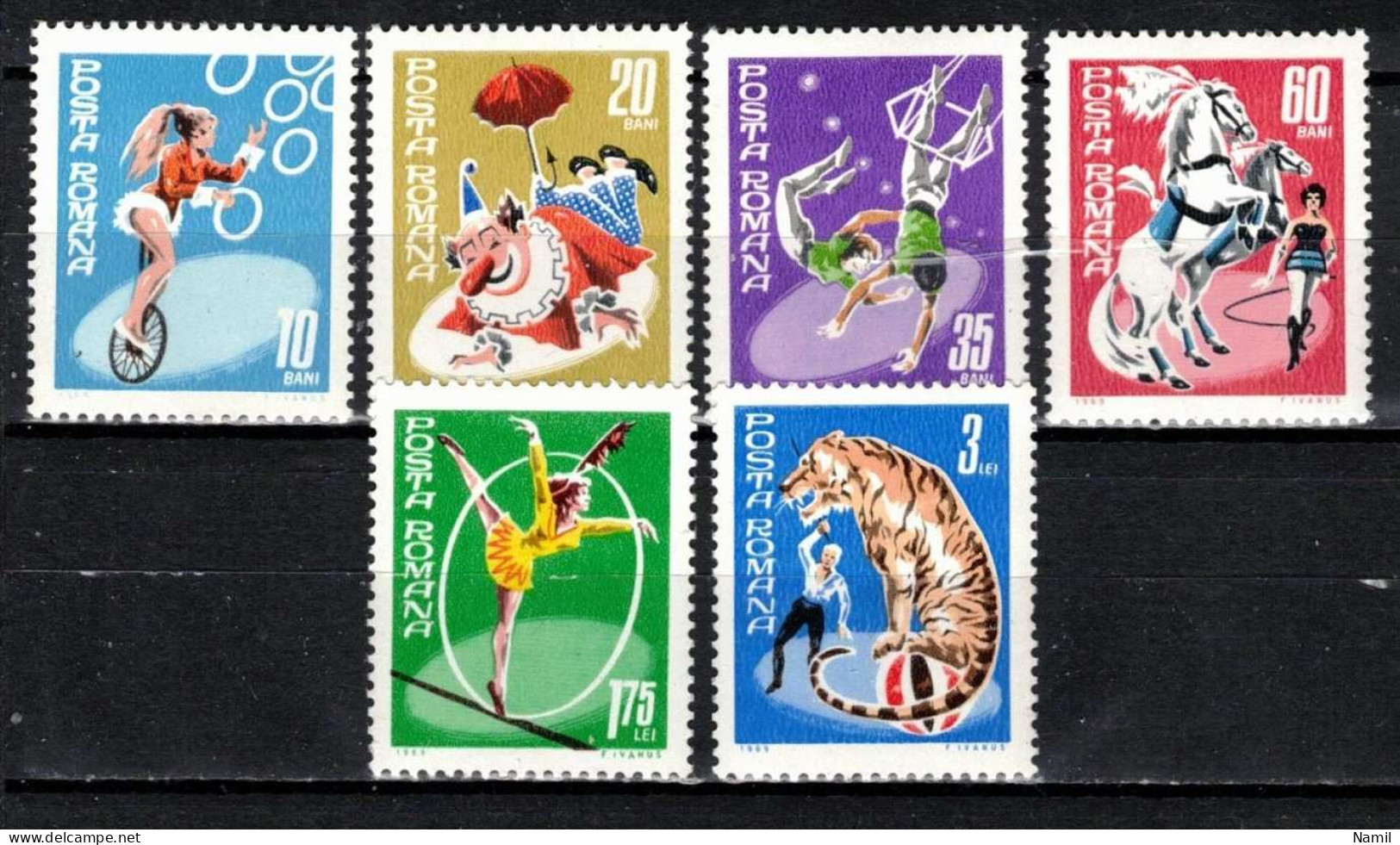 ** Roumanie 1969 Mi 2790-5 (Yv 2480-5), (MNH)** - Ungebraucht