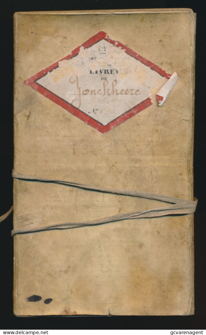 LIVRET DE MOBILISATION 1892 REGIMENT DES CARABINIERS  JONCKHEERE CAMILLE  - BON ETAT.   VOIR IMAGES - Documentos