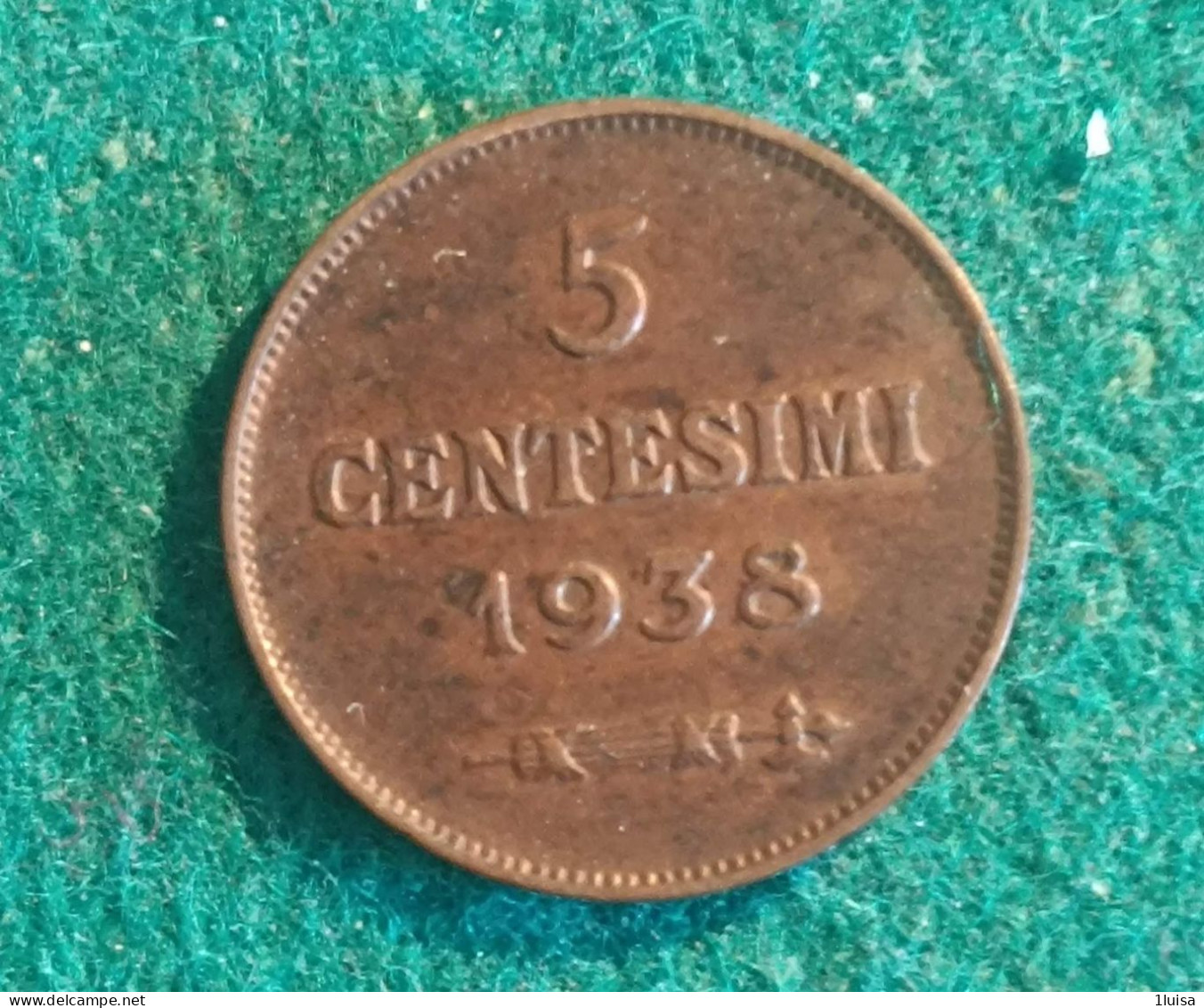 SAN MARINO 5 Centesimi 1938 - Saint-Marin