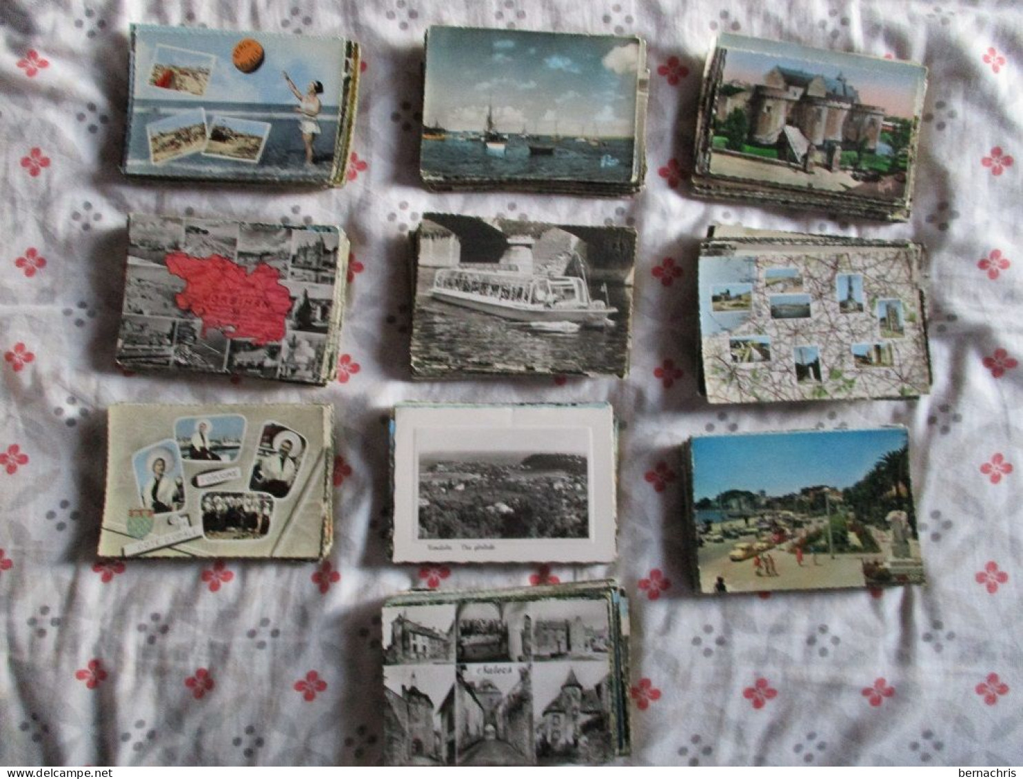 Lot De 500 Cpsm Crantées Glacées Noir Et  Blanc Ou En Couleurs - 500 Postcards Min.