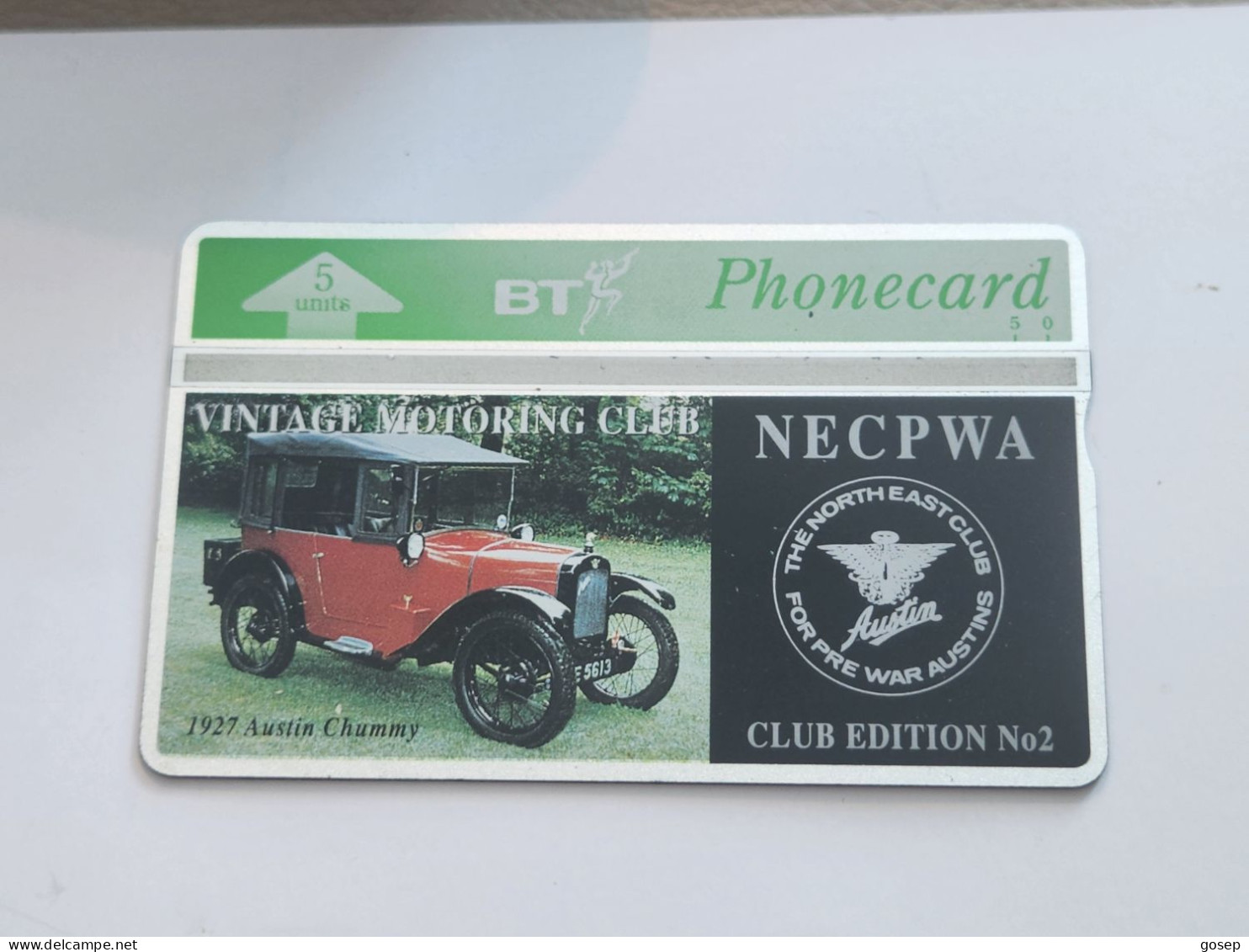 United Kingdom-(BTG-169)-Vintage Motoring Club-(2)-(177)(5units)(345D73008)(tirage-1.000)(price Cataloge-6.00£-mint - BT Allgemeine