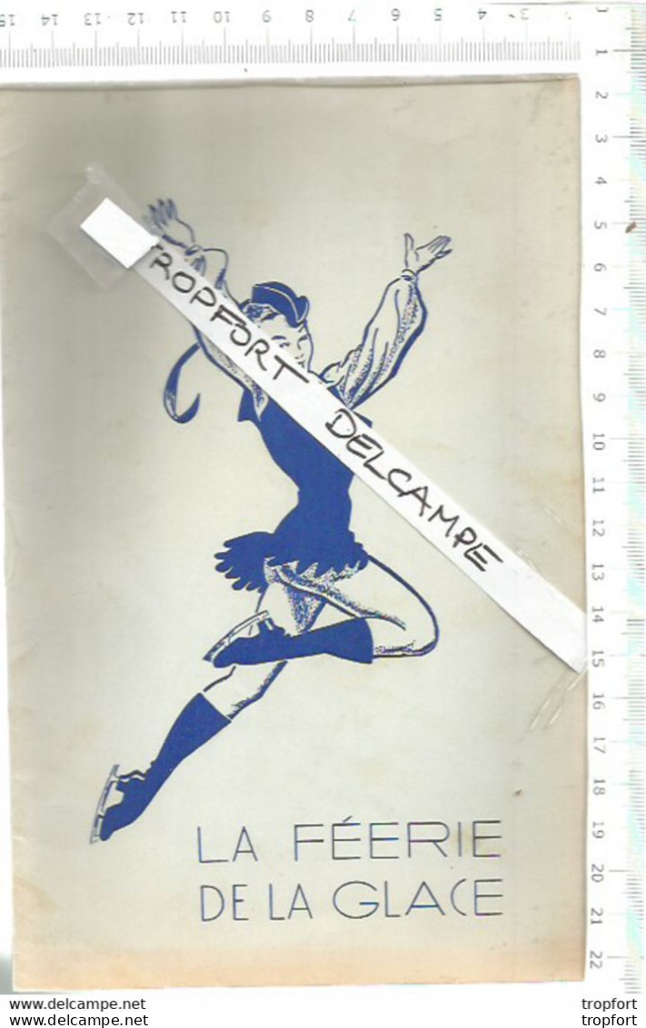 XW // Vintage French Old Program // Rare Programme Féerie Sur Glace 1959 // Alger Algérie Carrington Schwarz - Programma's