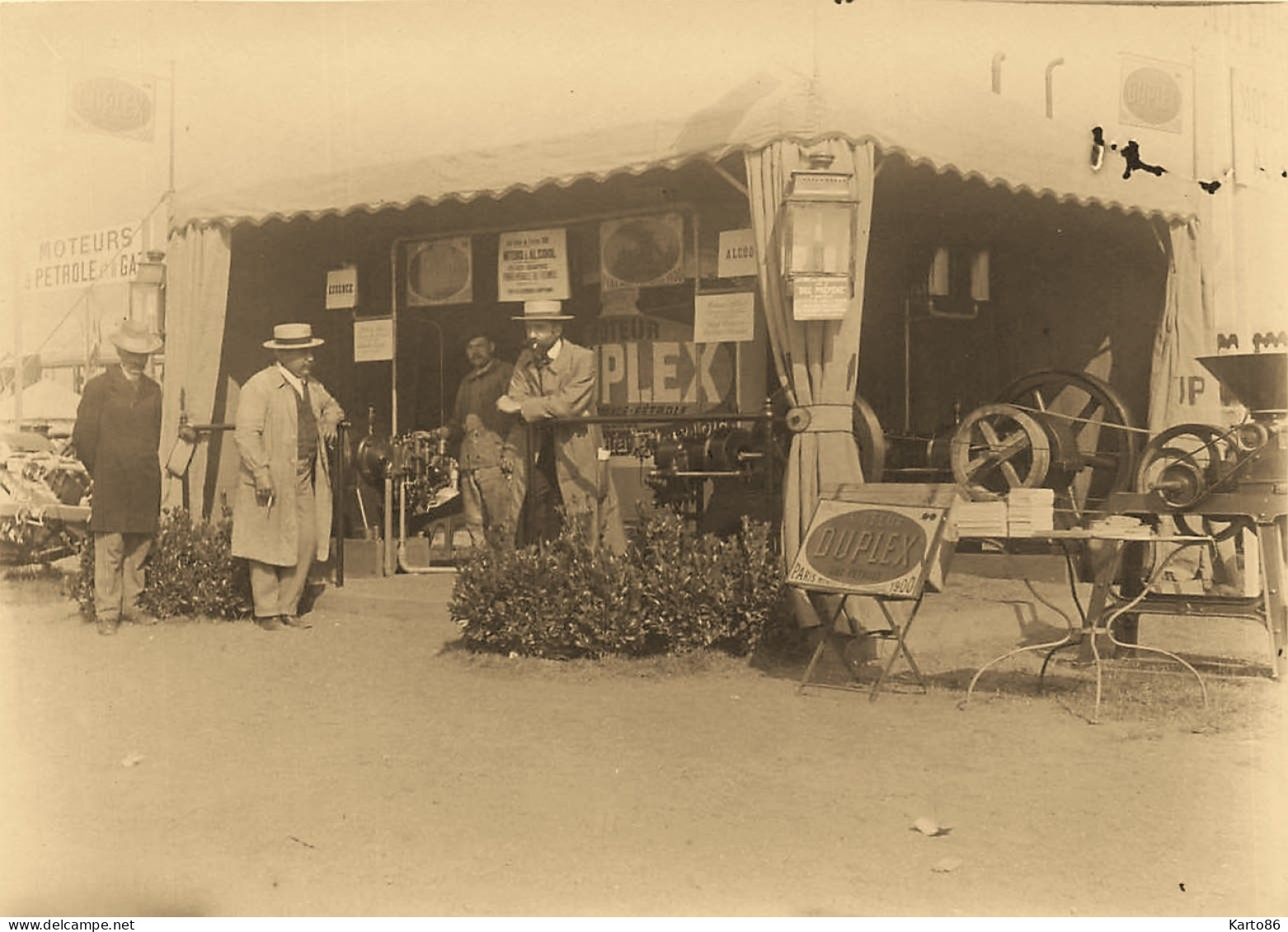 Nantes * Foire Expo " Moteurs à Pétrole Et à Gaz " * Photo Ancienne Circa 1890/1910 * 11x8cm - Nantes