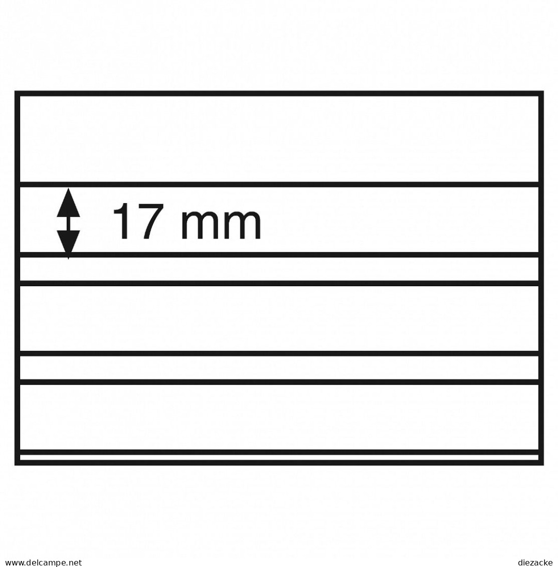 Leuchtturm Steckkarten Mit 3 Streifen Und Schutzblatt, 148 X 105 Mm (100er Pack) 341464 Neu ( - Einsteckkarten