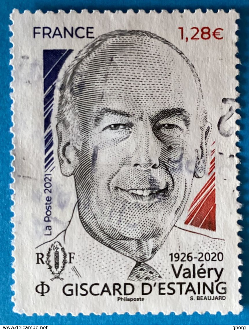 France 2021 : Valéry Giscard D'Estaing, Homme D'Etat Et Président De La République N° 5543 Oblitéré - Oblitérés