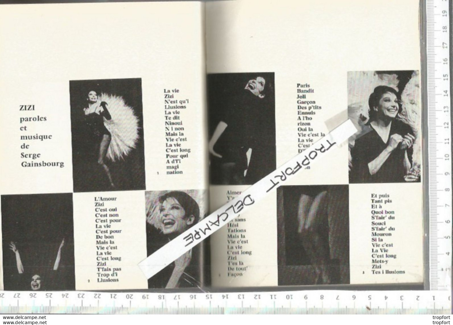 XW // Vintage French Old Theater Program // Programme Theatre TNP ZIZI JEANMAIRE 80 Pages Cocteau Roland Petit - Programs