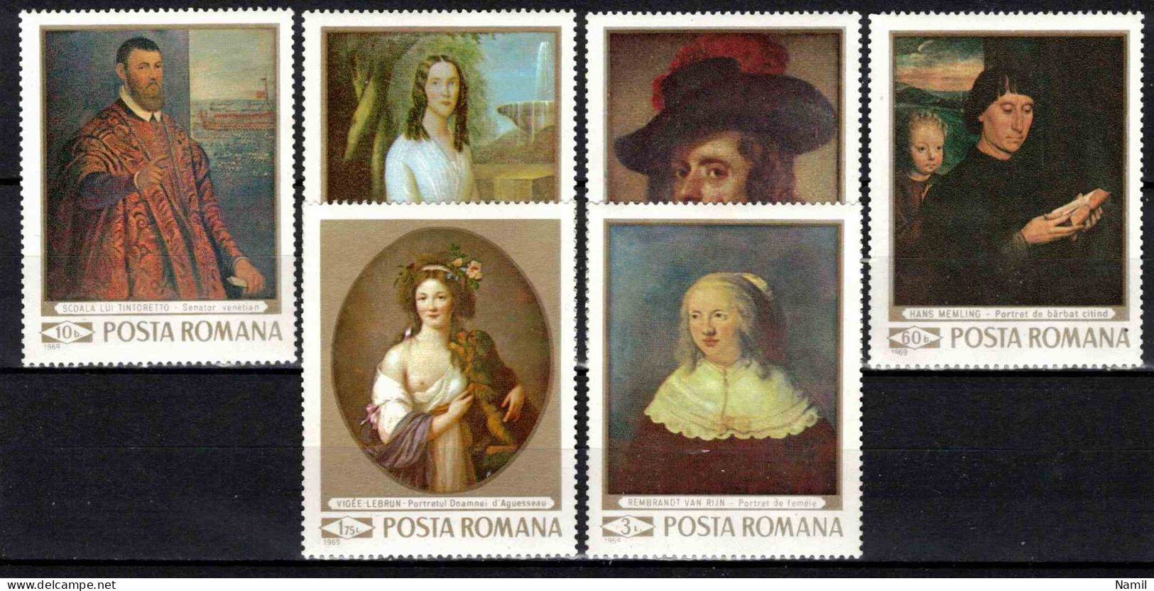 ** Roumanie 1969 Mi 2796-2801 (Yv 2489-94), (MNH)** - Unused Stamps