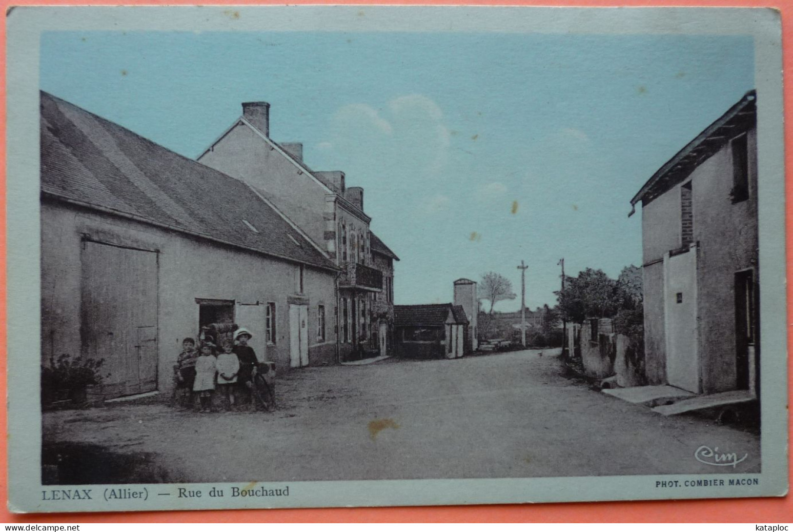 CARTE LENAX - 03 - RUE DU BOUCHAUD -  2 SCANS -18 - Sonstige & Ohne Zuordnung