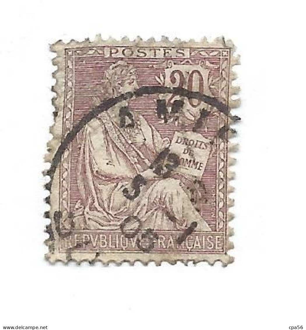 MOUCHON 126 Obl. Bon Centrage - Used Stamps