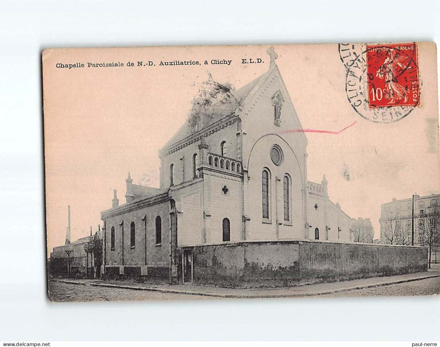 CLICHY : Chapelle Paroissiale De Notre-Dame Auxiliatrice - état - Clichy