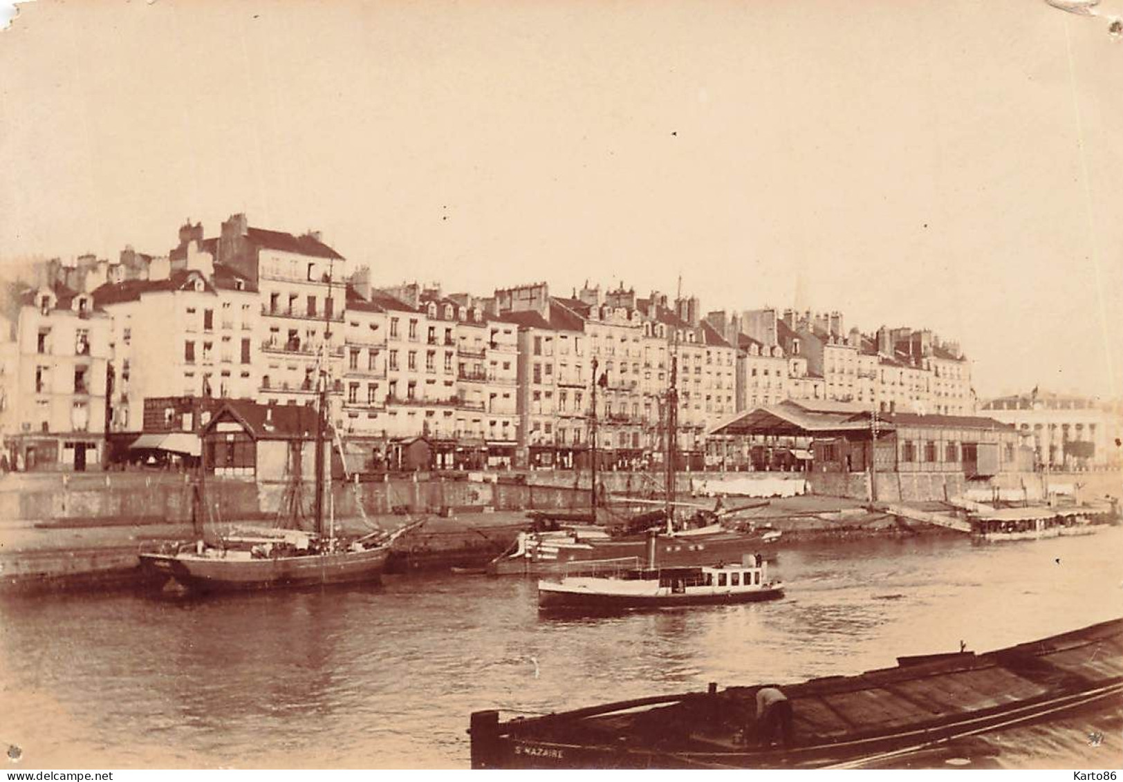 Nantes * Photo Ancienne Circa 1890/1910 * 10.6x7.4cm - Nantes