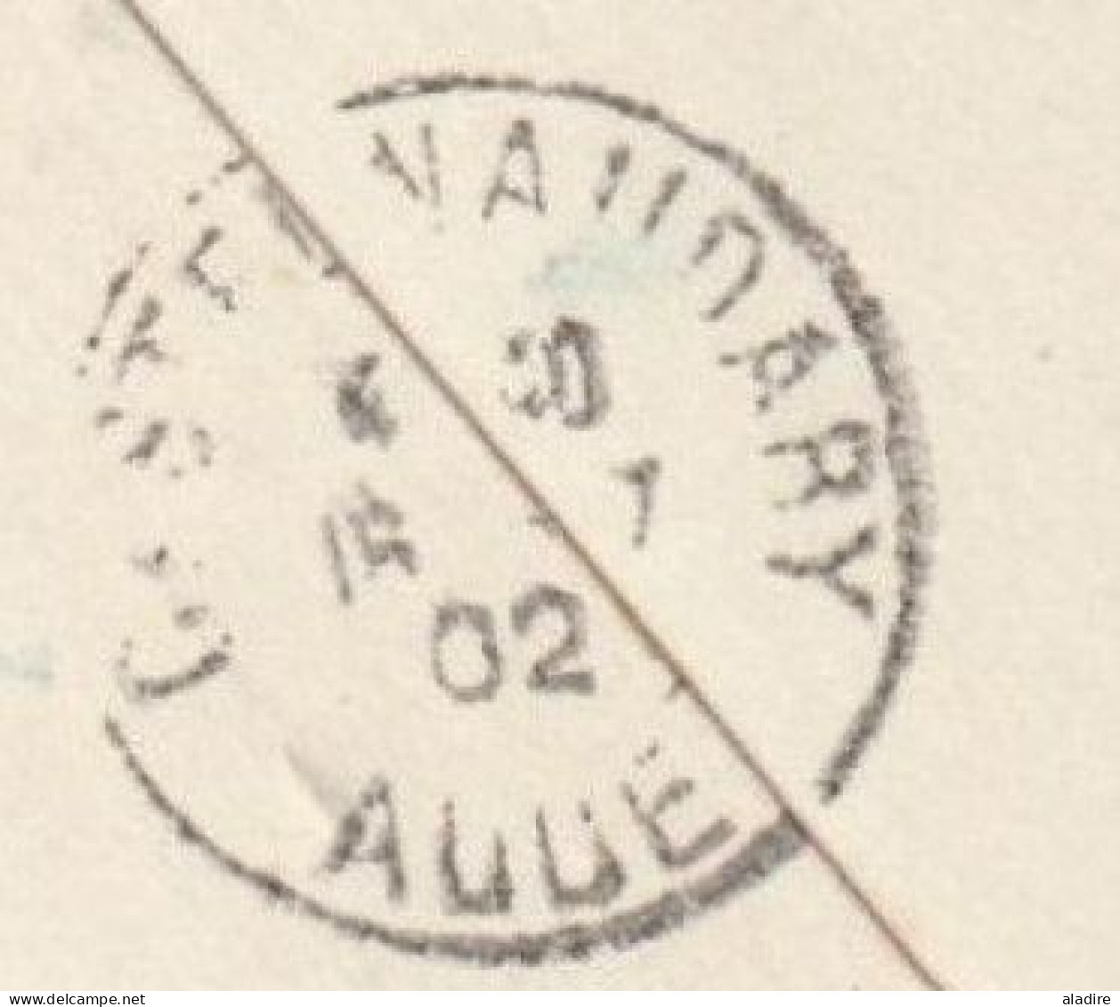 1902 - Etat Major Des Troupes De L'Indochine . Corr. D. Armée - Enveloppe Et Lettre De 6 P De Hanoi Vers Castelnaudary - Cartas & Documentos