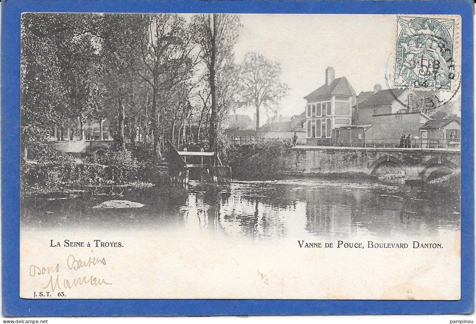 10 - La Seine à TROYES - Vanne De Pouce Boulevard Danton - Troyes