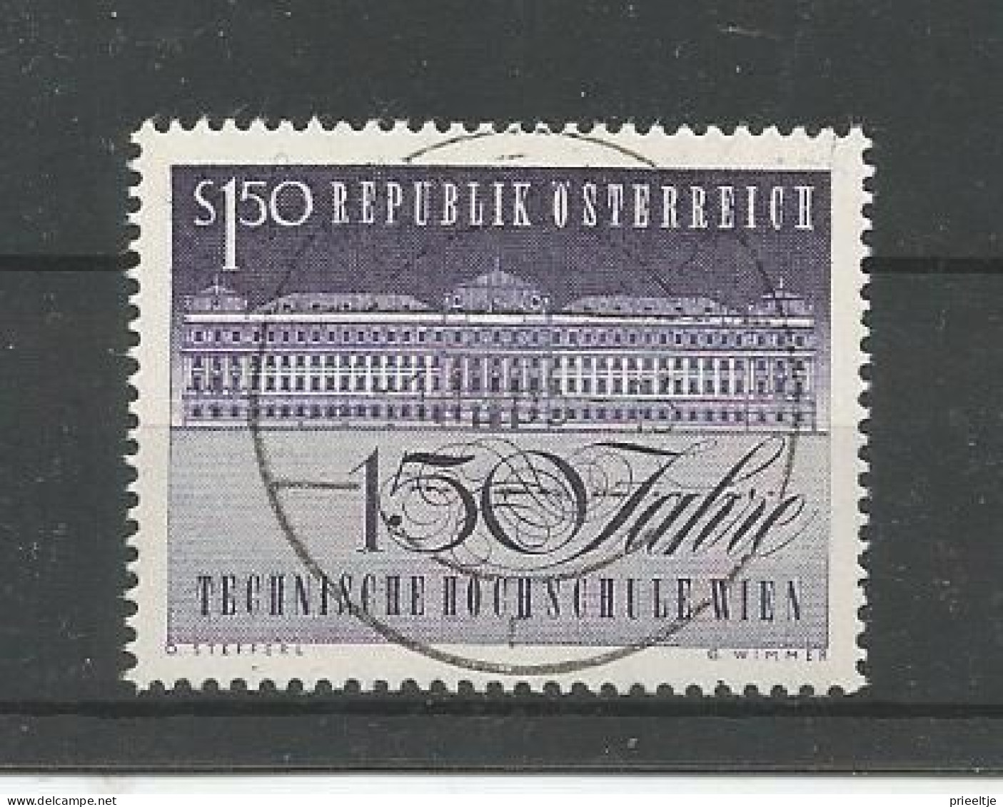 Austria - Oostenrijk 1965 Vienna Technics Highschool 150th Anniv. Y.T. 1033 (0) - Used Stamps