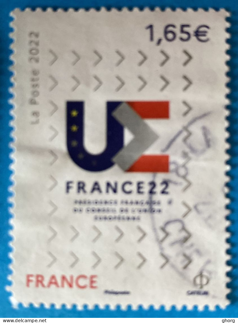 France 2022 : Présidence Française Du Conseil De L'Union Européenne N° 5545 Oblitéré - Used Stamps