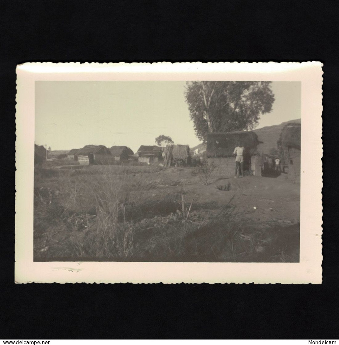 Photo 10.3 X 7.4 - Madagascar / Lac D'Itasy 1956 / Village Et Habitant --- Del168 - Afrique