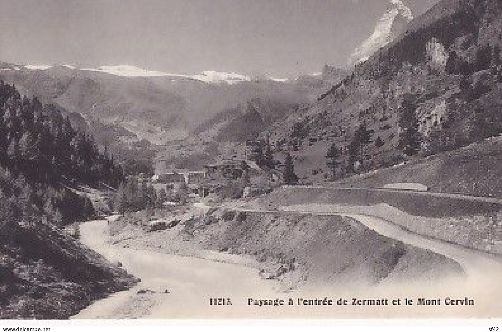 PAYSAGE A L ENTREE DE ZERMATT - Zermatt
