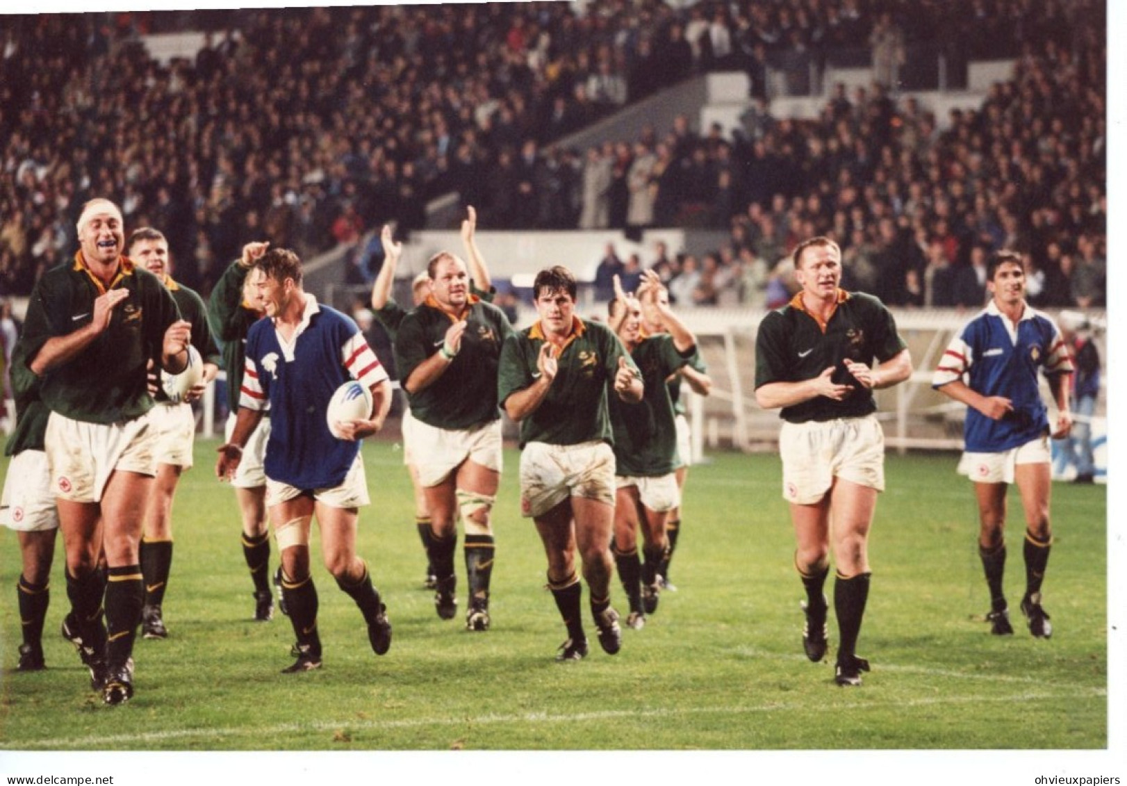 Lot De 6 Photos RUGBY  GAZON-MAUDIT  Défaite Historique AFRIQUE DU SUD  SPRINGBOKS FRANCE  10-52 1998 SIPA PRESS - Sports