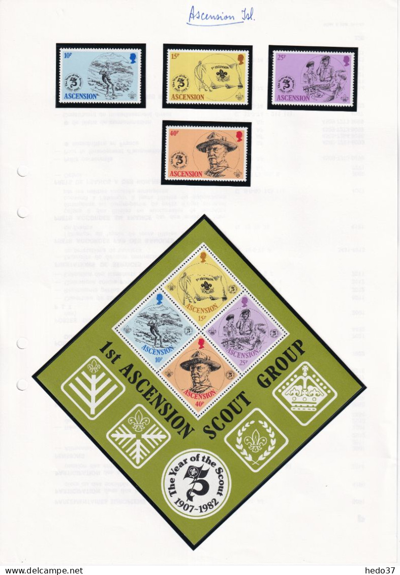 Ascension - Collection 1963/1989 - Neuf ** sans charnière - Cote Yvert 840 € - TB