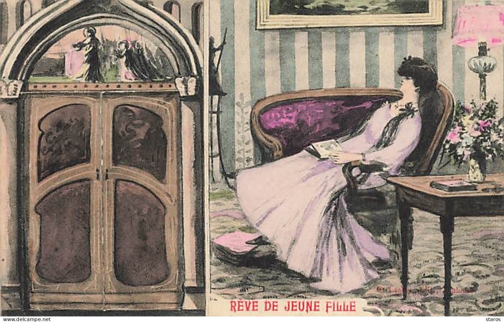 Carte à Système - Fantaisie - Rêve De Jeune Fille - Mariage - Mechanical