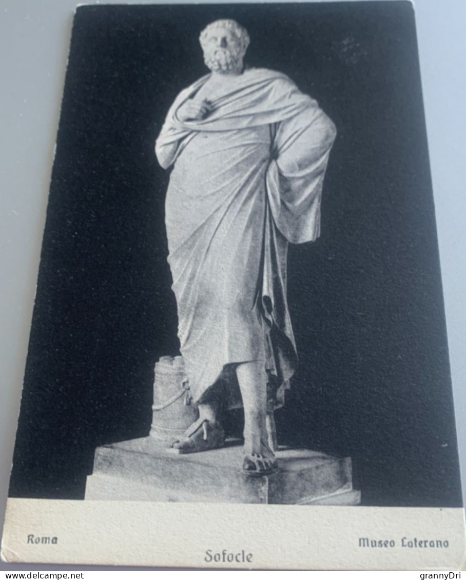 Musee De Rome Caterano Statue De Sophocle -ed Brunner E340 - Museum