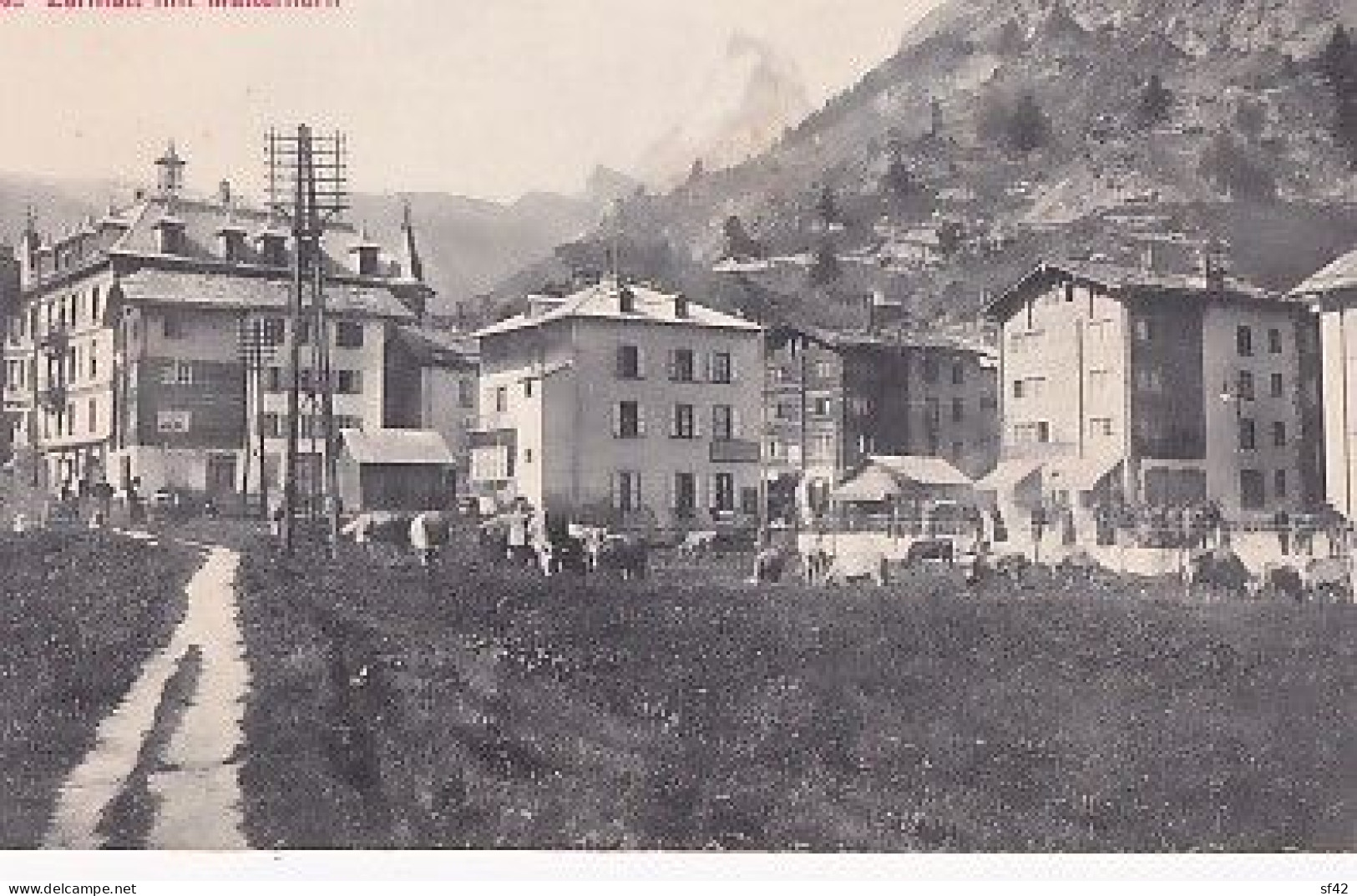 ZERMATT MIT MATTERHORN                 LES VACHES - Zermatt