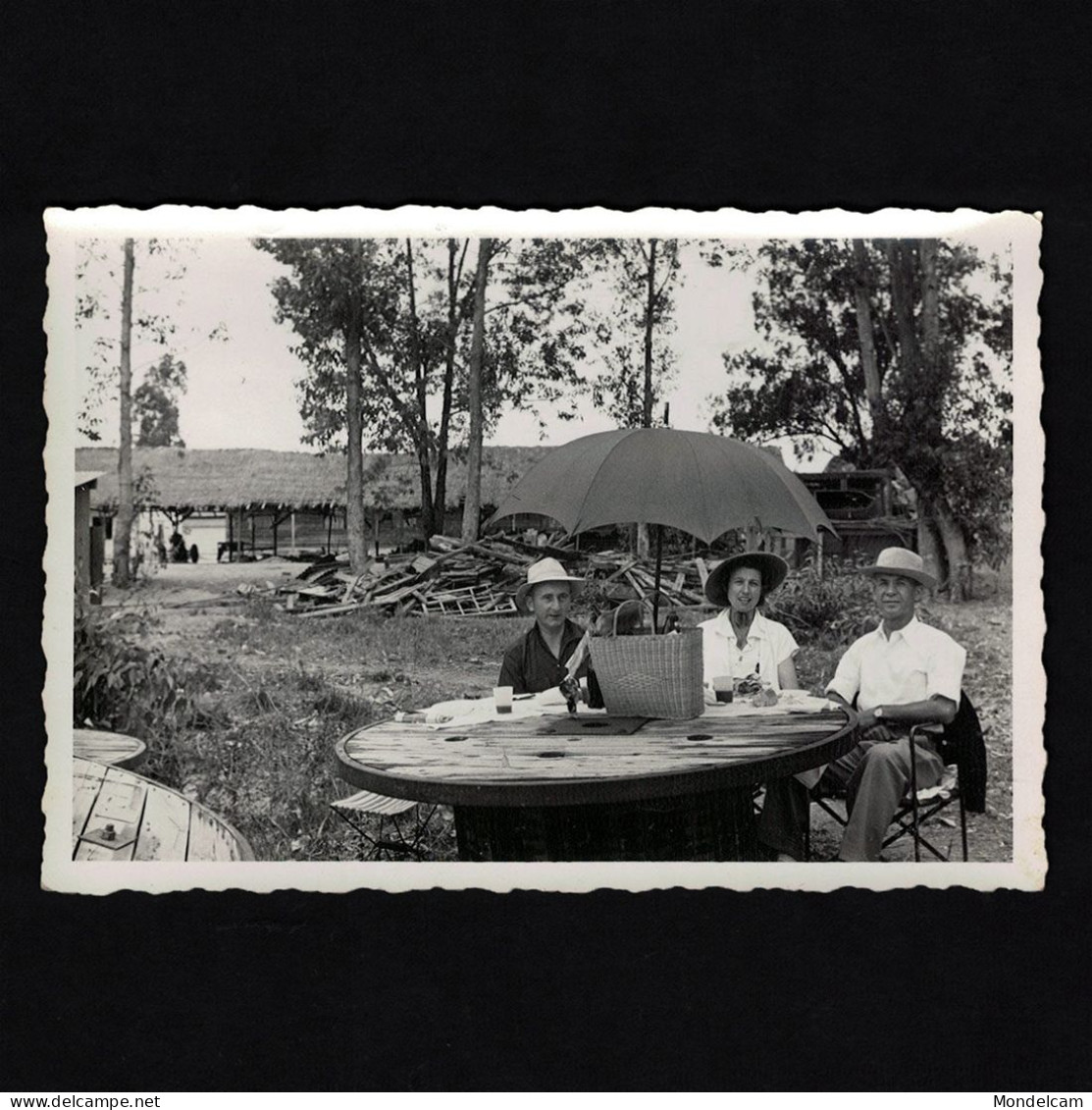 Photo 11.1 X 7.6 - Madagascar / Lac D'Itasy 1956 / Village / Apéritif --- Del169 - Afrique