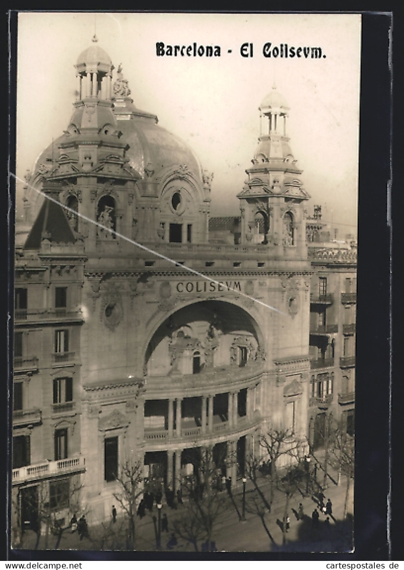 Postal Barcelona, El Coliseum  - Barcelona