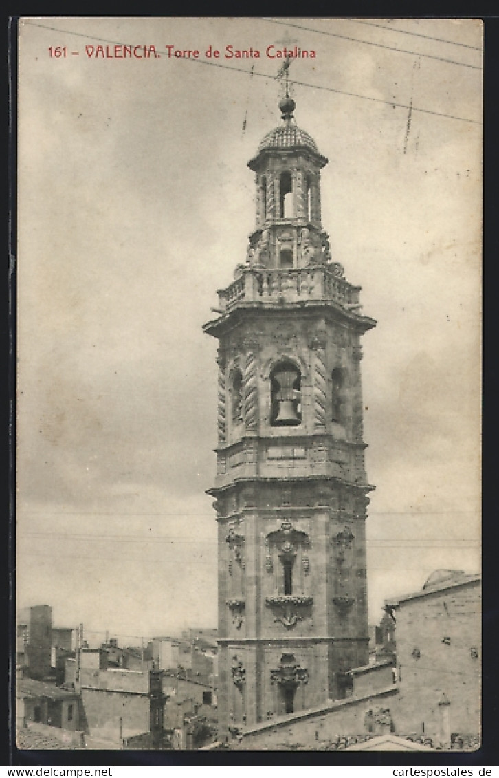 Postal Valencia, Torre De Santa Catalina  - Valencia