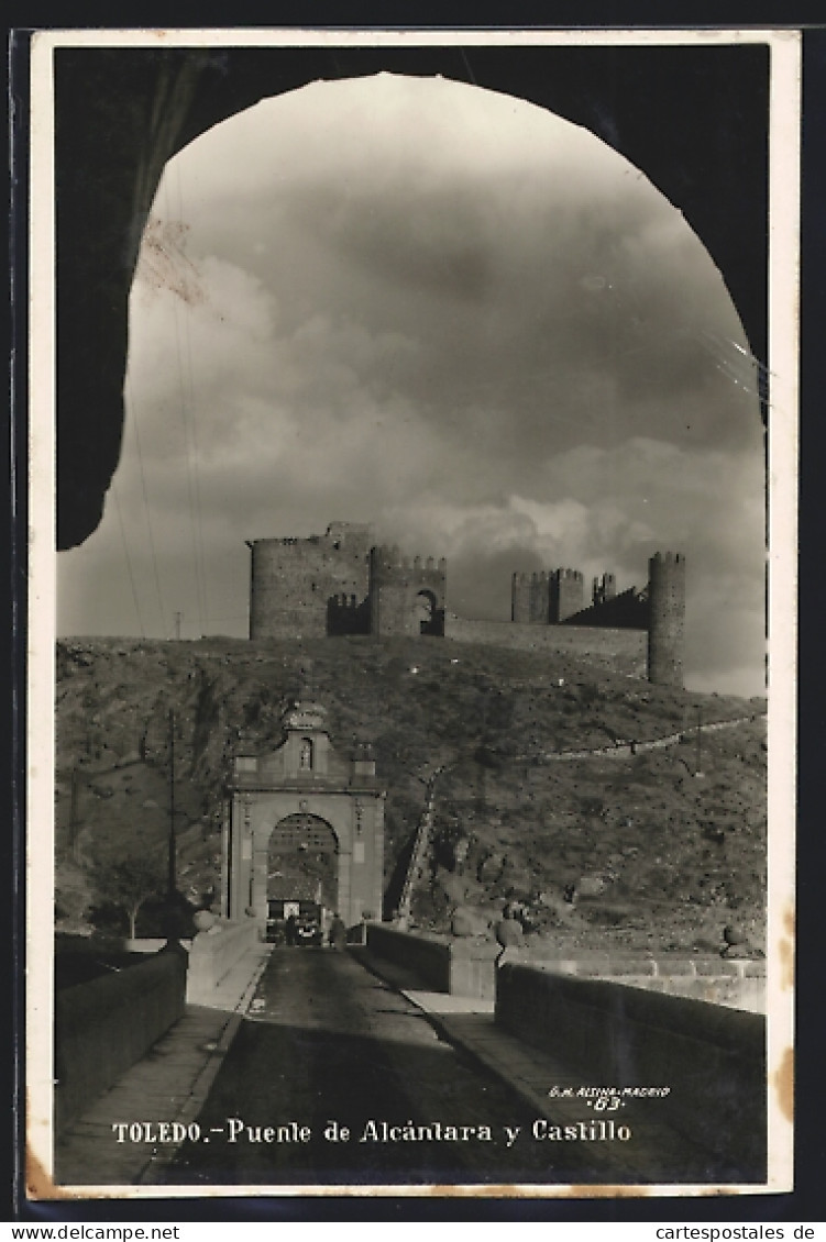 Postal Toledo, Puente De Alcántara Y Castillo  - Toledo