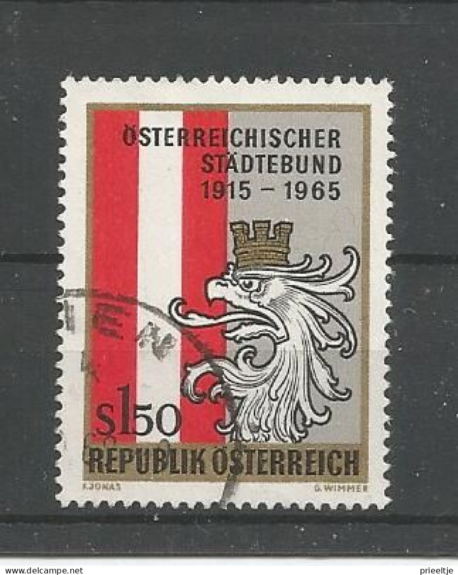 Austria - Oostenrijk 1965  Städtebund 50th Anniv.  Y.T. 1031 (0) - Gebruikt
