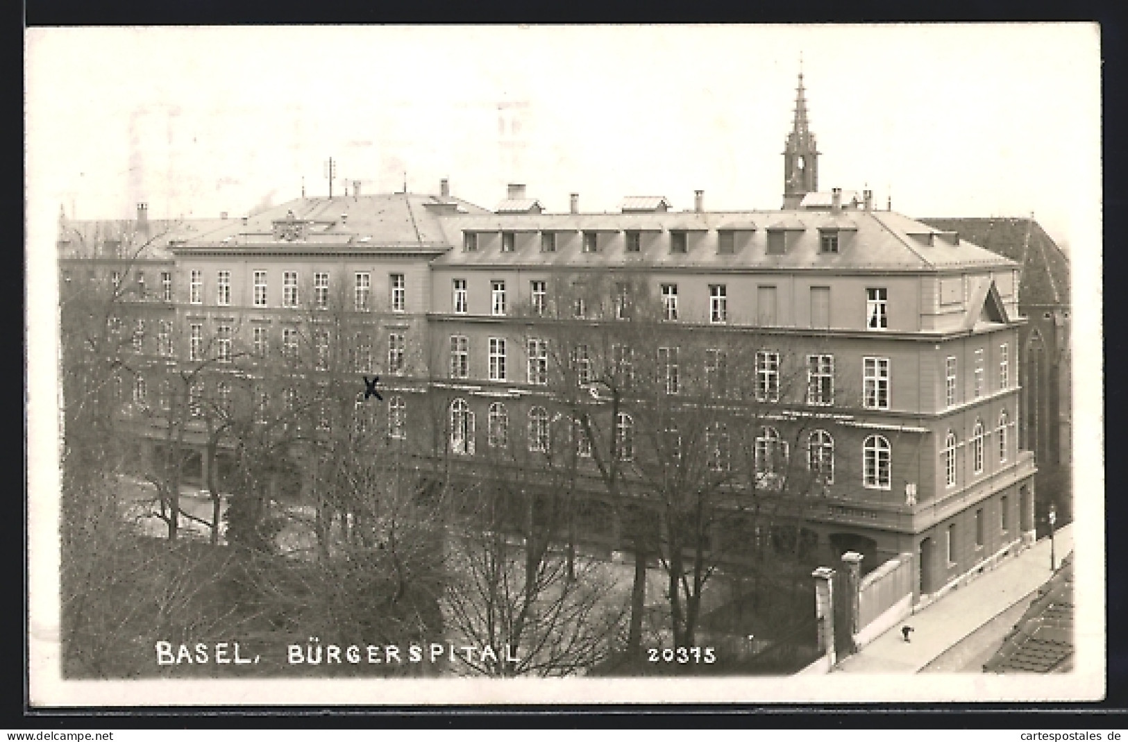 AK Basel, Das Bürgerspital Im Winter  - Basel