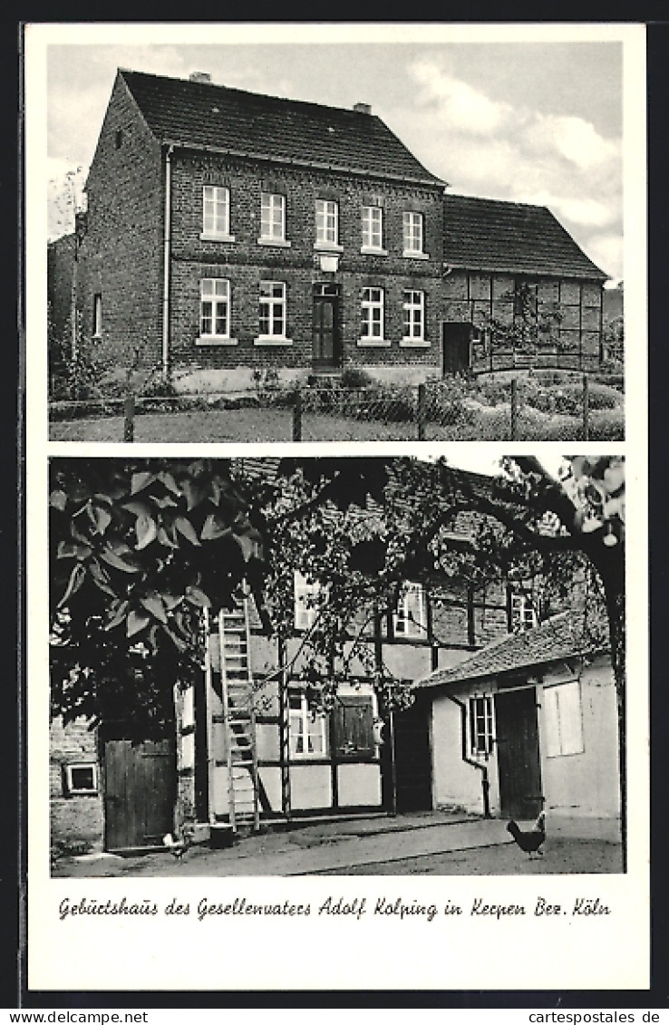 AK Kerpen / Rheinl., Geburtshaus Des Gesellenvaters Adolf Kolping  - Kerpen