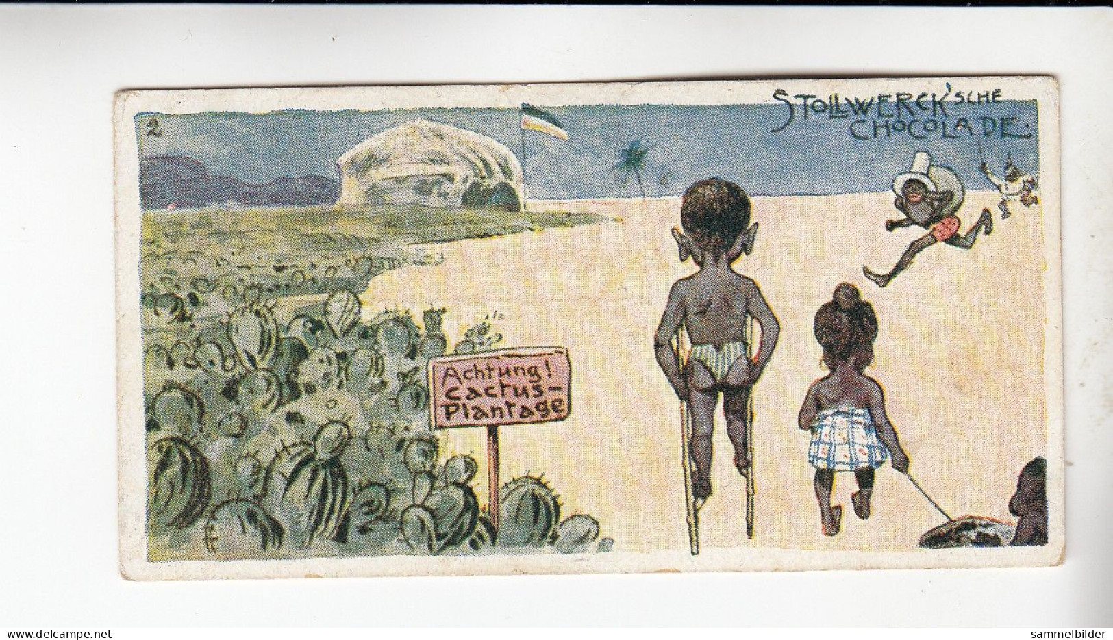 Stollwerck Album No 3 Scherzhaftes Aus Kamerun Bange Ahnung    Grp 107#2  Von 1899 - Stollwerck