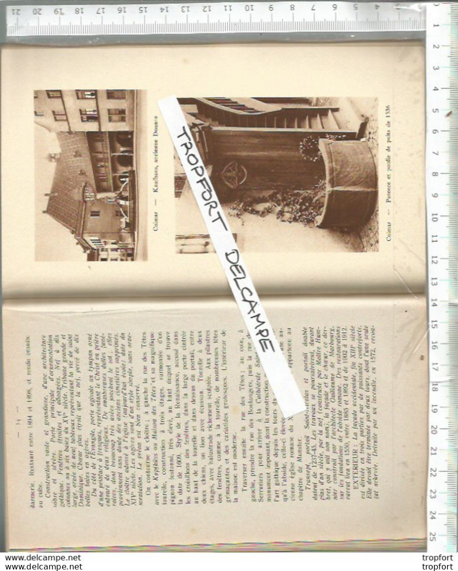 RT // Vintage // à Saisir !! Guide COLMAR Et Son Plan // VOSGES 80 Pages !! Colmar Et Le Vignoble - Tourism Brochures