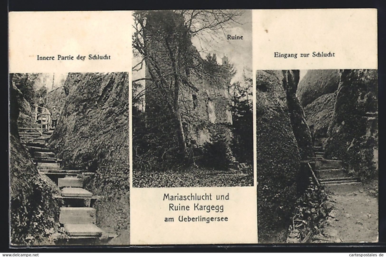 AK Allensbach, Mariaschlucht Und Ruine Kargegg  - Other & Unclassified