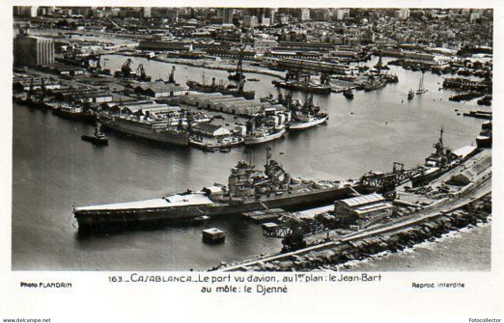 Maroc Casablanca : Le Jean Bart Dans Le Port - Casablanca