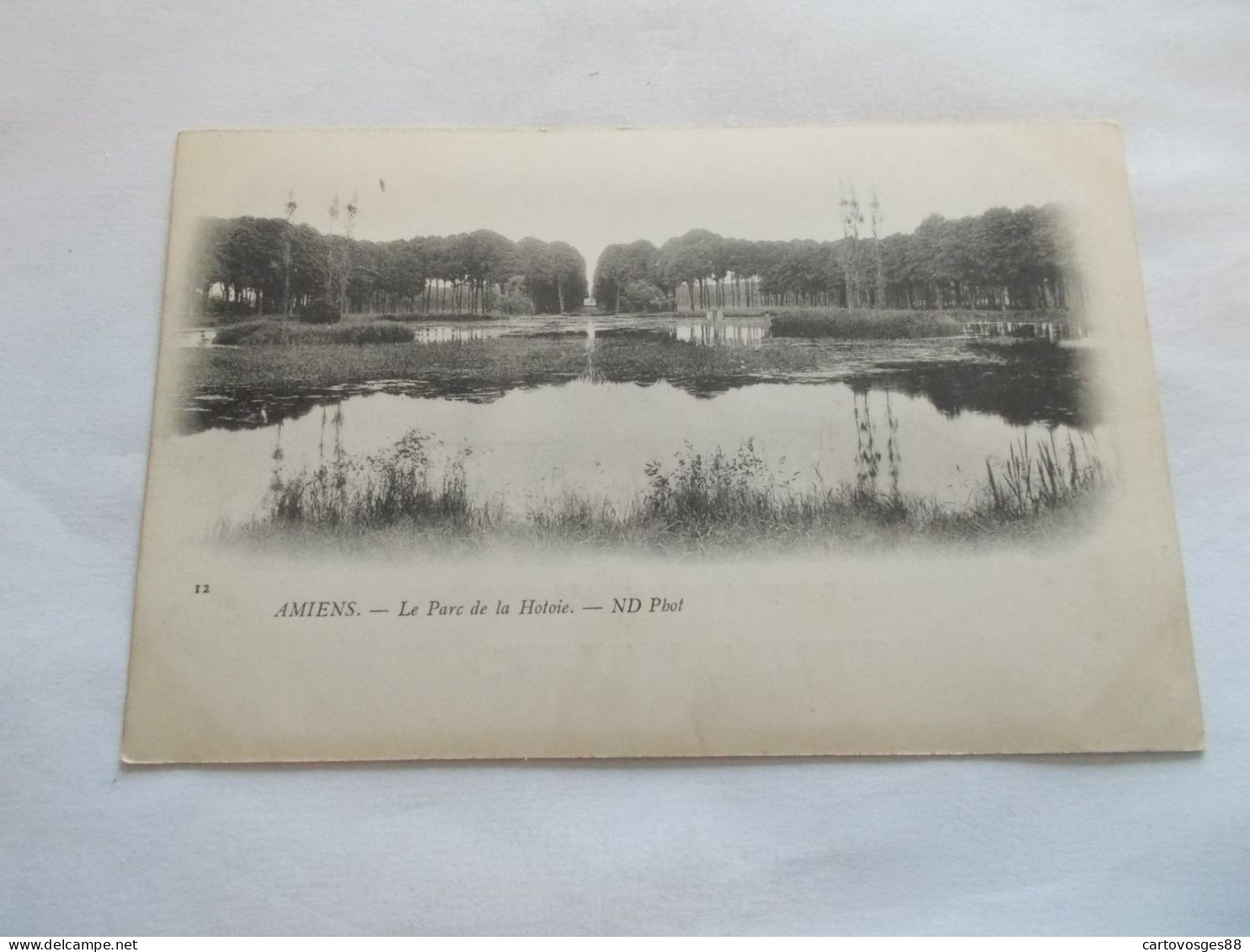 AMIENS ( 80 Somme ) LE PARC DE LA HOTOIE  CPA PRECURSEUR - Amiens