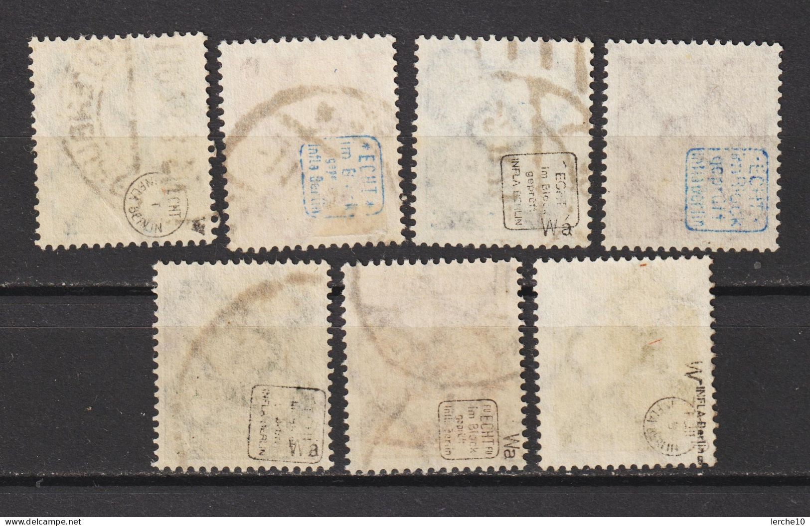 MiNr. 314, 317, 319, 320, 321, 323 W Gestempelt, Geprüft  (0388) - Used Stamps