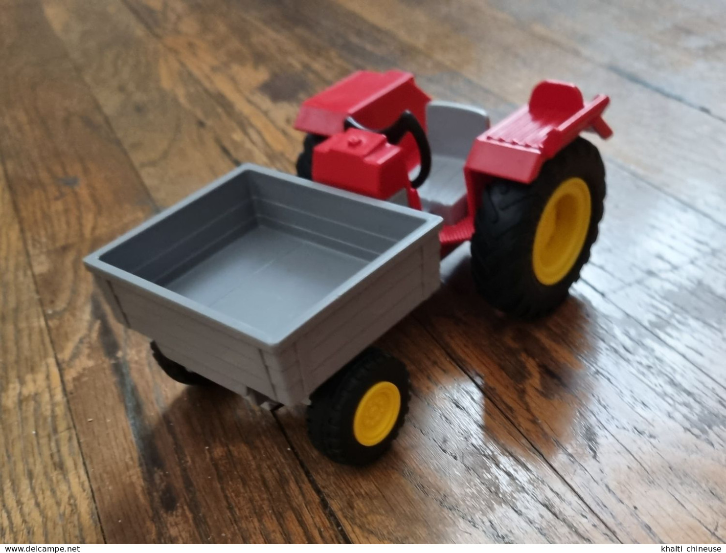 Tracteur Playmobil 6131 Country Fermier Avec Faucheuse  Accotement - Autres & Non Classés