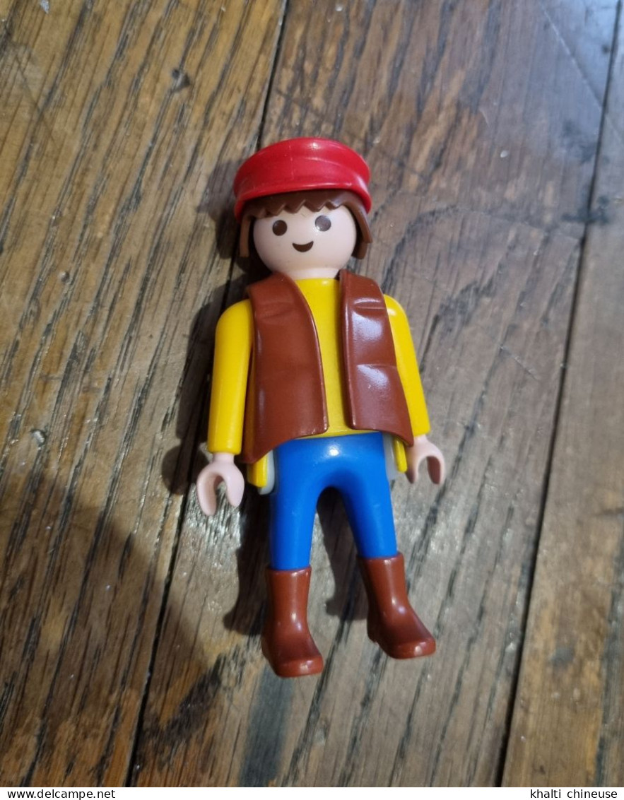 Tracteur Playmobil 6131 Country Fermier Avec Faucheuse  Accotement - Autres & Non Classés