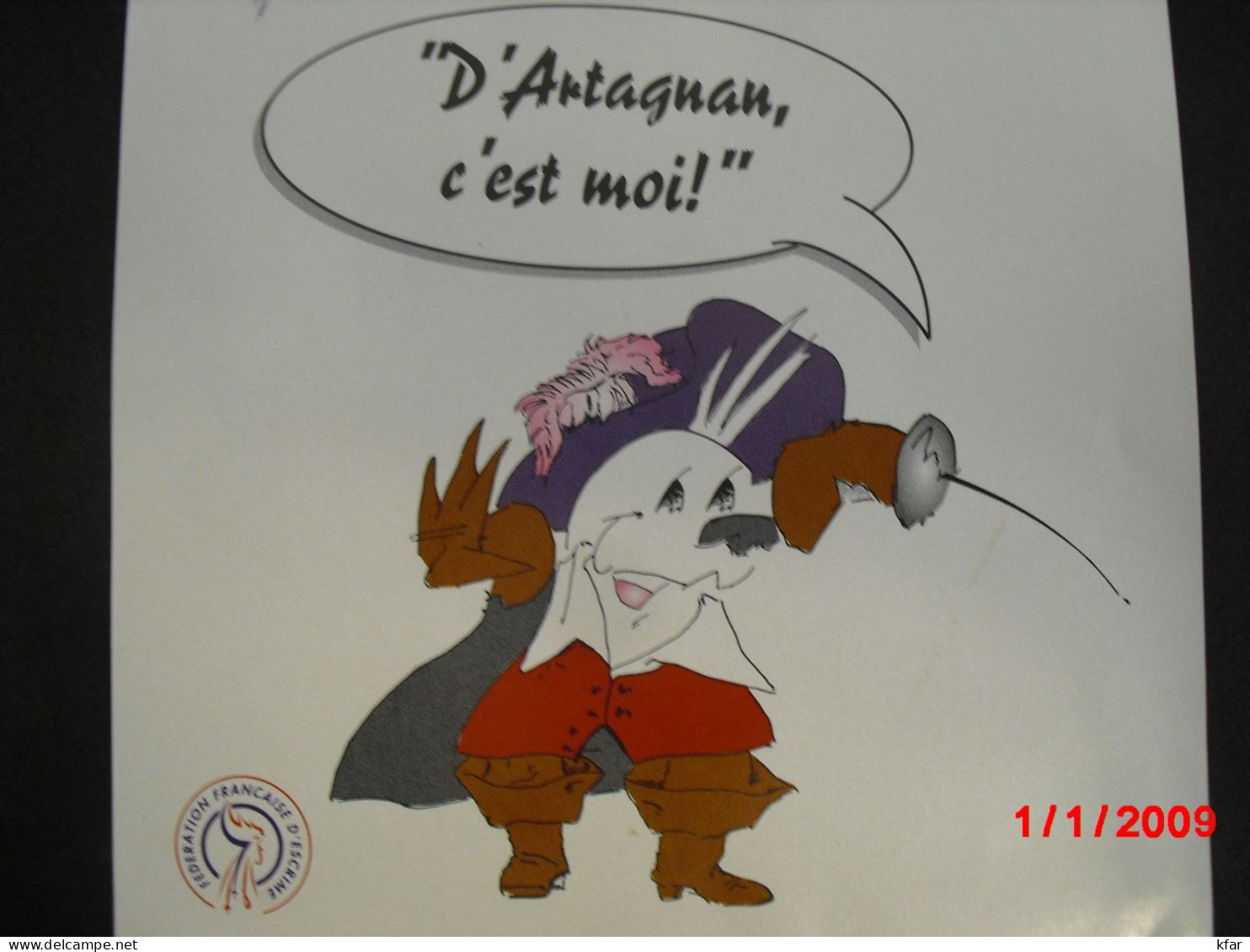 France Escrime Federation Sticker. - Esgrima