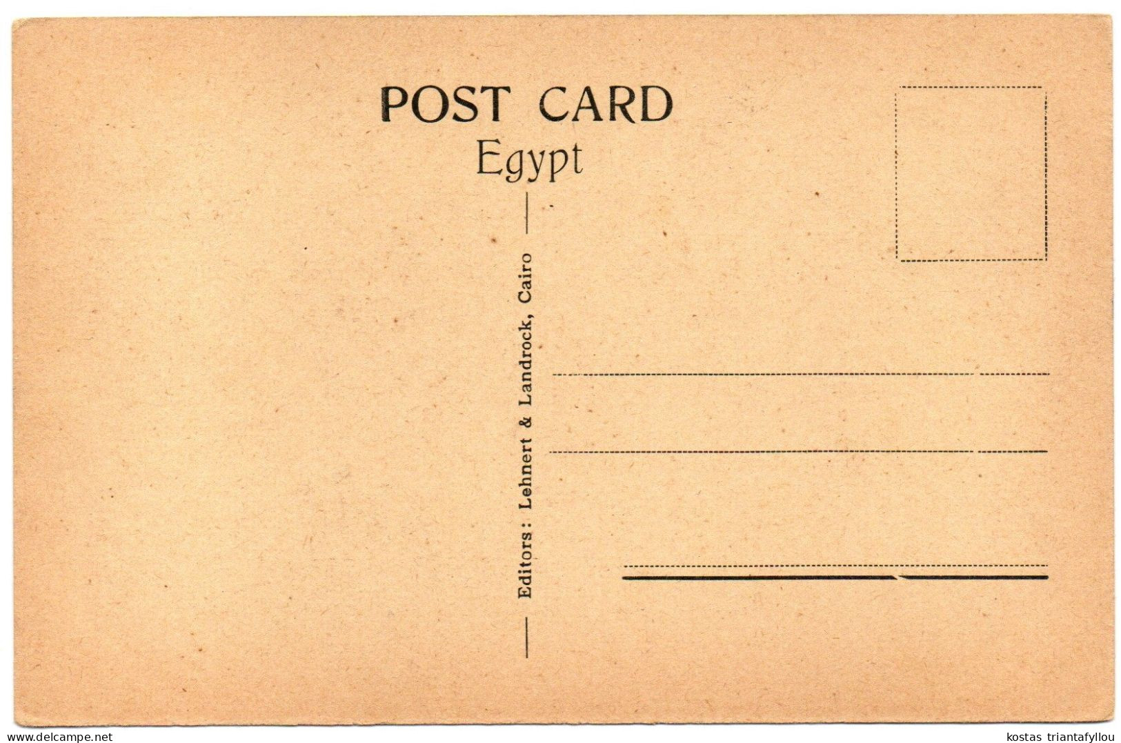 4.1.2 EGYPT, CAIRO, SOLIMAN PACHA SQUARE, POSTCARD - Caïro
