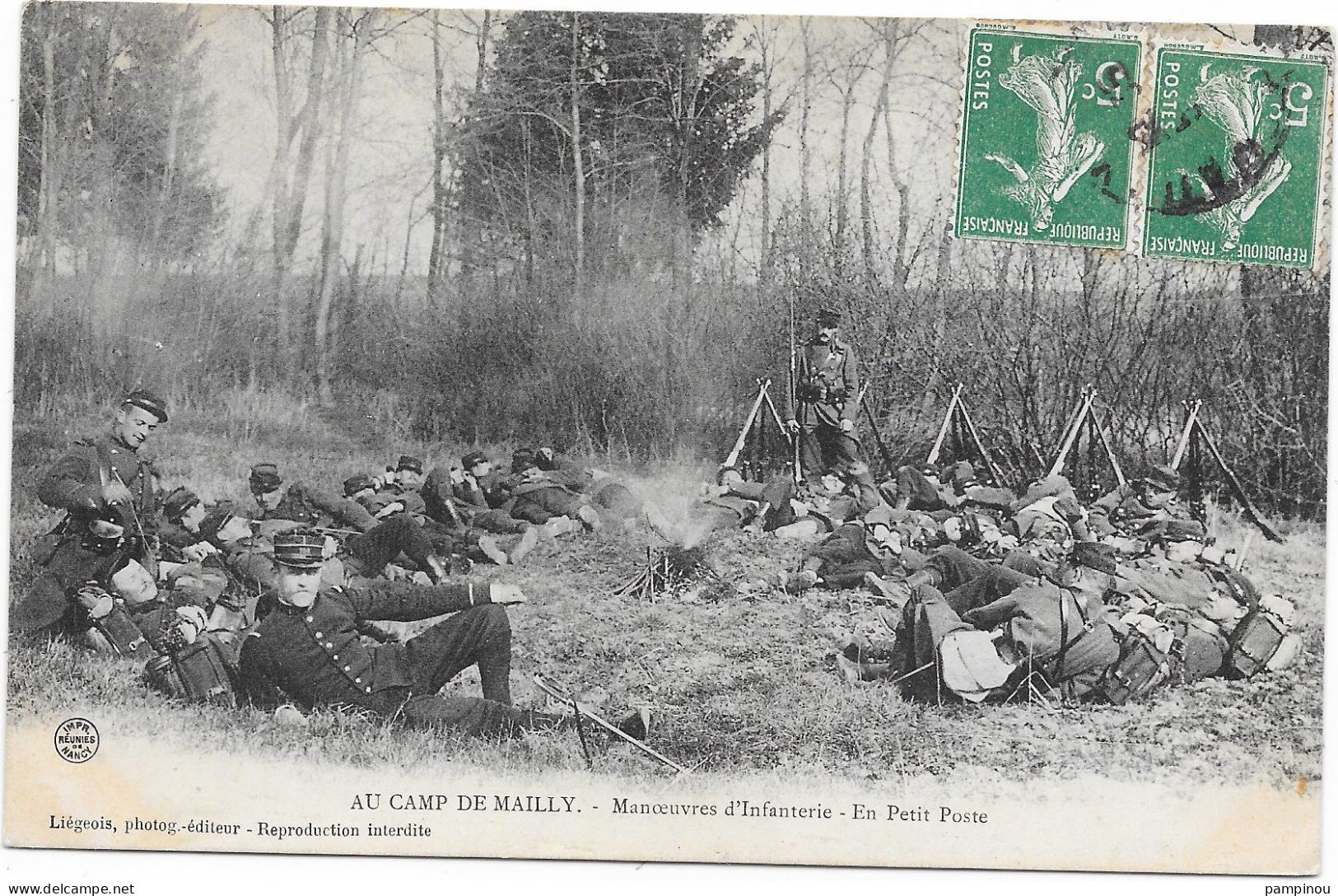 10 - MAILLY LE CAMP - Manoeuvres D'infanterie - Mailly-le-Camp