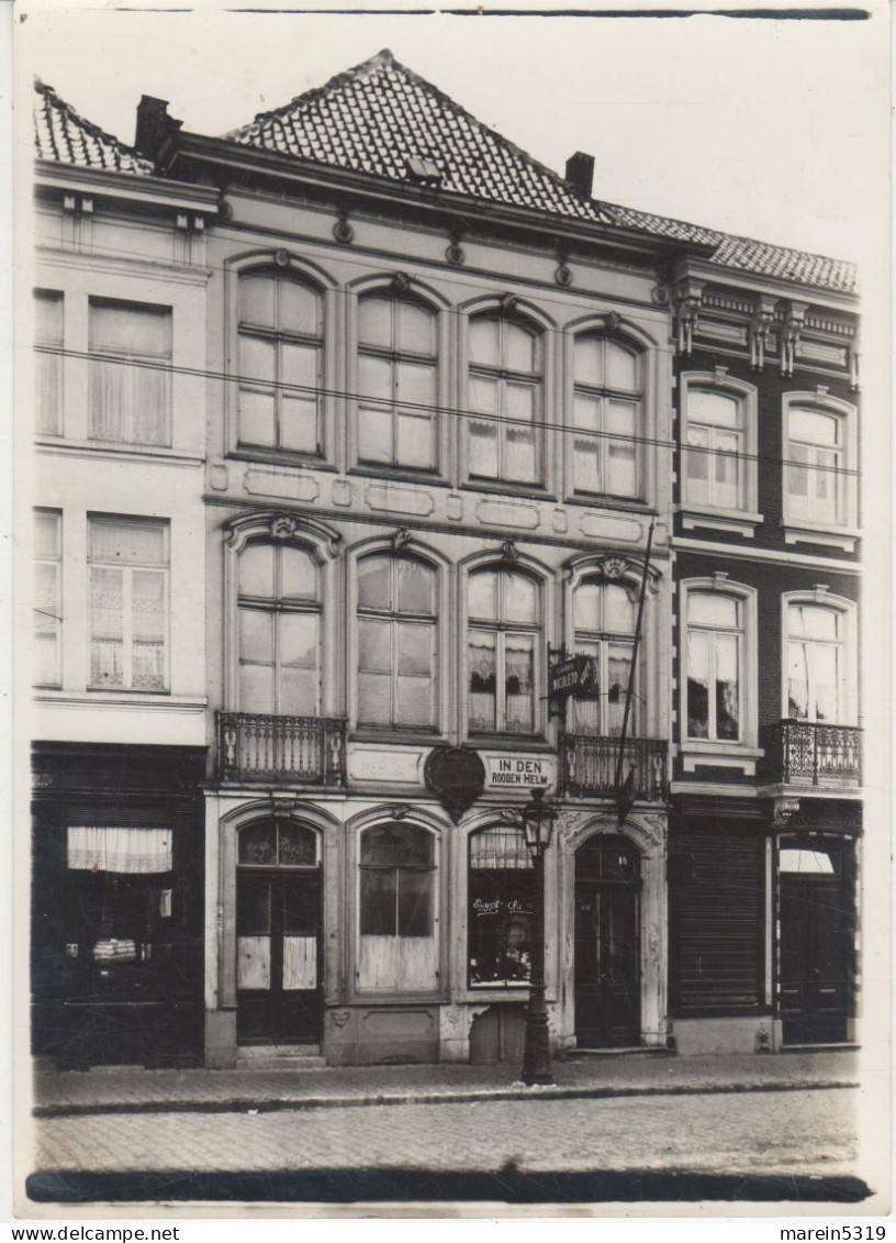 Mechelen  " Oude Foto -In Den Roden Helm - Reclame Cigaren Nicoleto - Mechelen