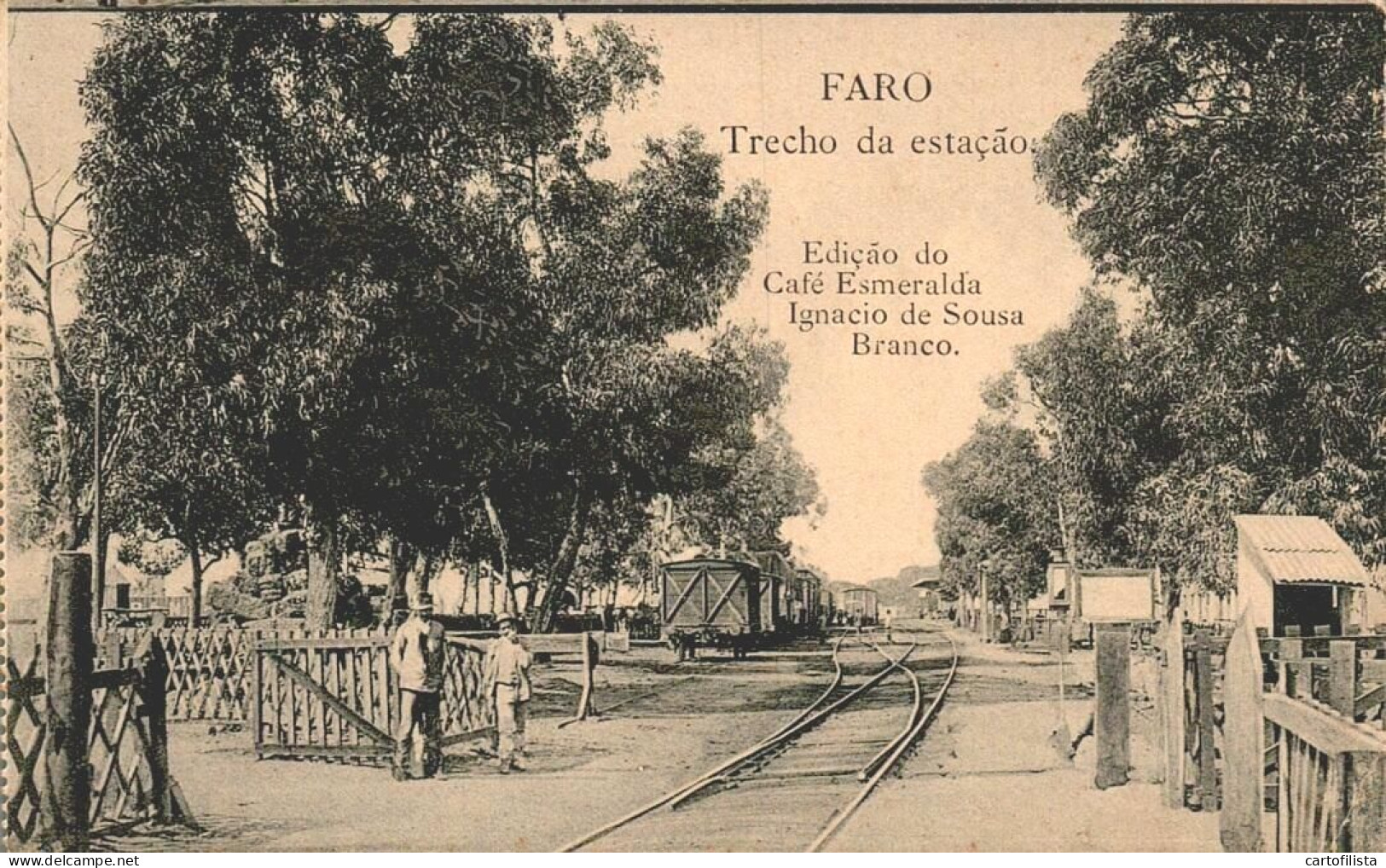 FARO - Trecho Da Estação De Caminho De Ferro  ( 2 Scans ) - Faro