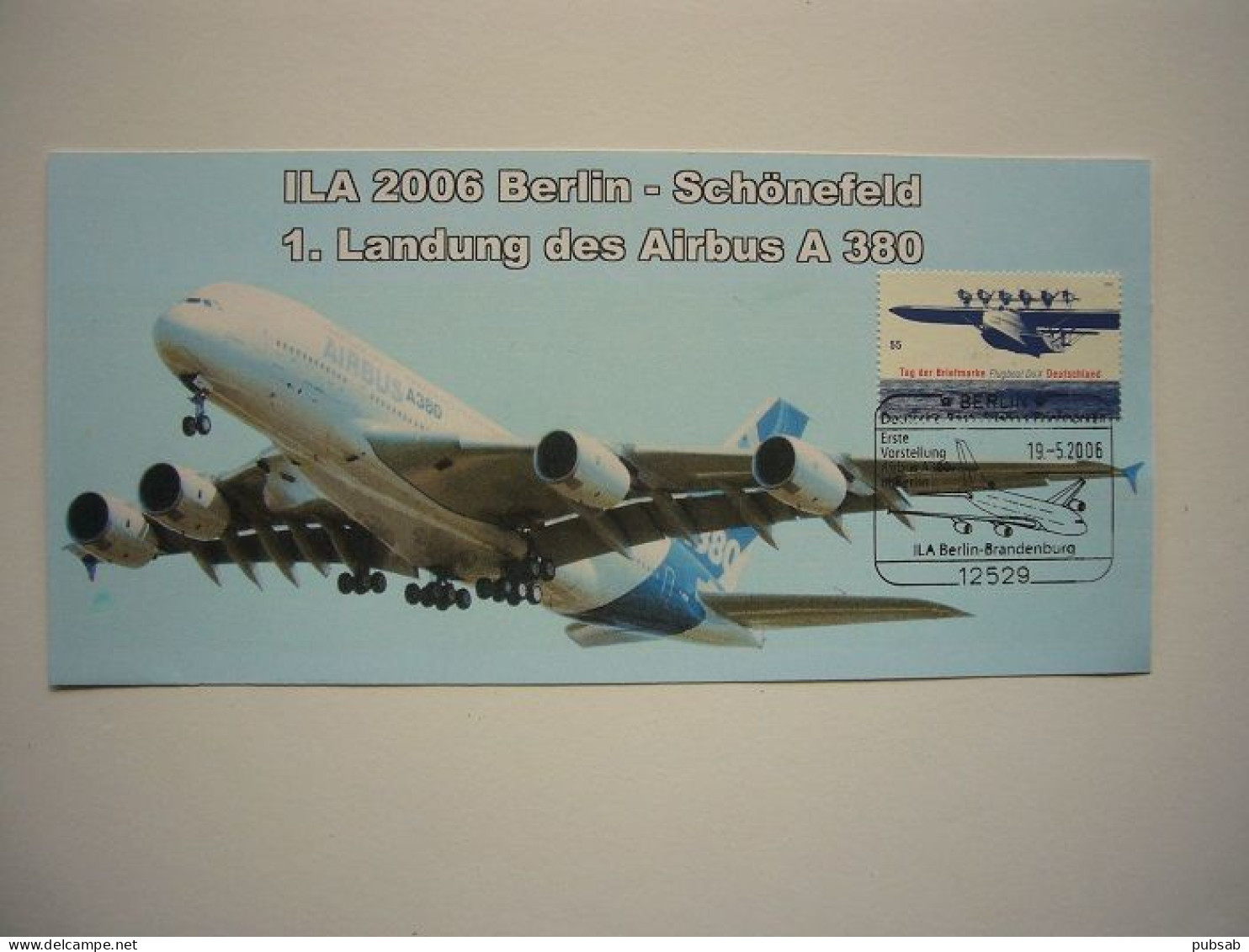 Avion / Airplane / AIRBUS A 380 / DORNIER DO-X / Size : 9,5X20cm - 1946-....: Era Moderna